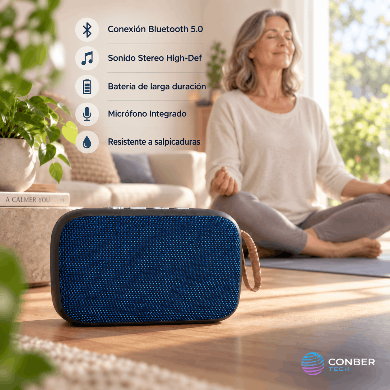 Parlante T21 Bluetooth Portatil - Compacto - Liviano - Imagen 5