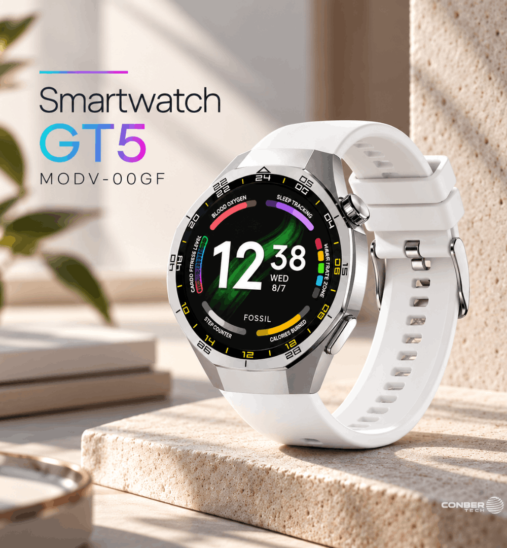 Smartwatch GT5 MODV-00GF Blanco Reloj Inteligente - Imagen 6