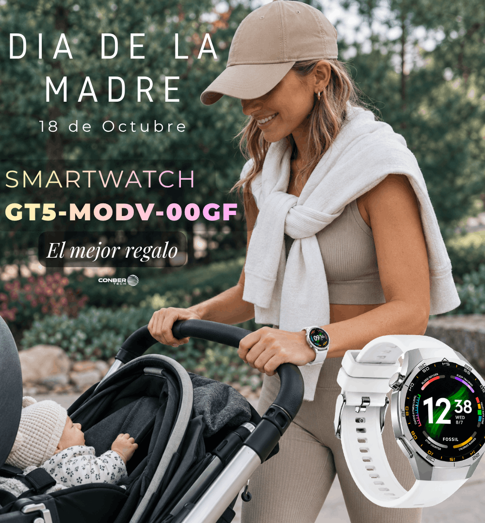 Smartwatch GT5 MODV-00GF Blanco Reloj Inteligente - Imagen 2
